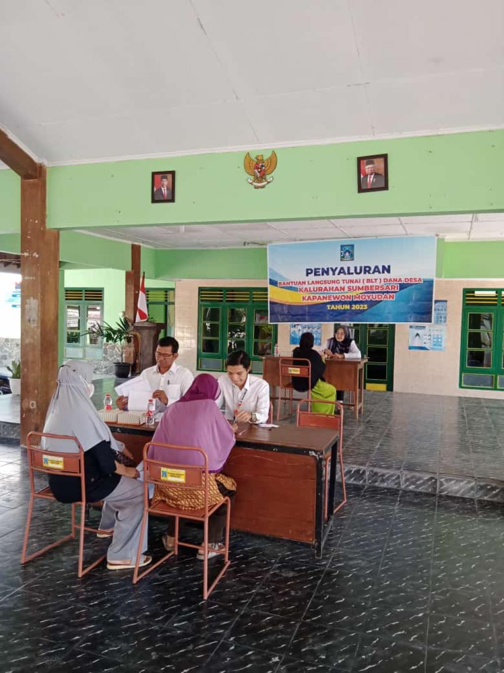 Penyampaian BLT DD Tahab 7 dan 8 Kalurahan Sumbersari