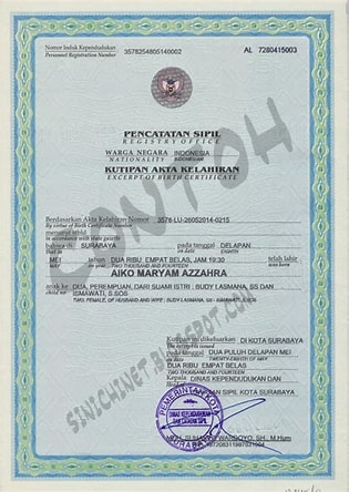 Pelayanan Pembuatan Akta Kelahiran