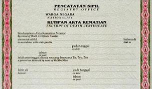 Pelayanan Pembuatan Akta Kematian