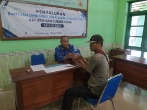 Pemerintah Kalurahan Sumbersari Salurkan BLT DD Kepada 13 KPM