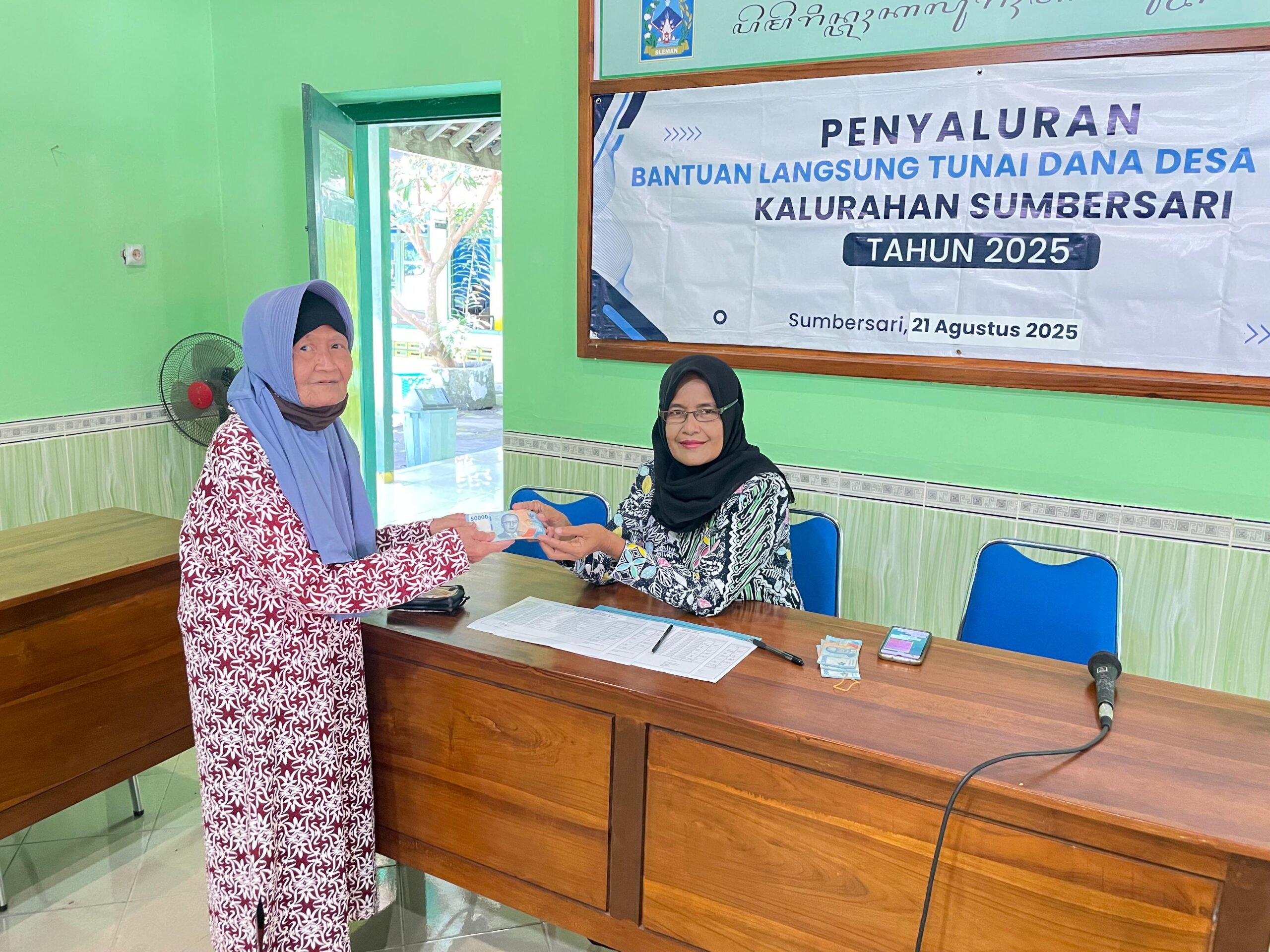 Pemerintah Kalurahan Sumbersari Saluran BLT DD Bulan ke-8
